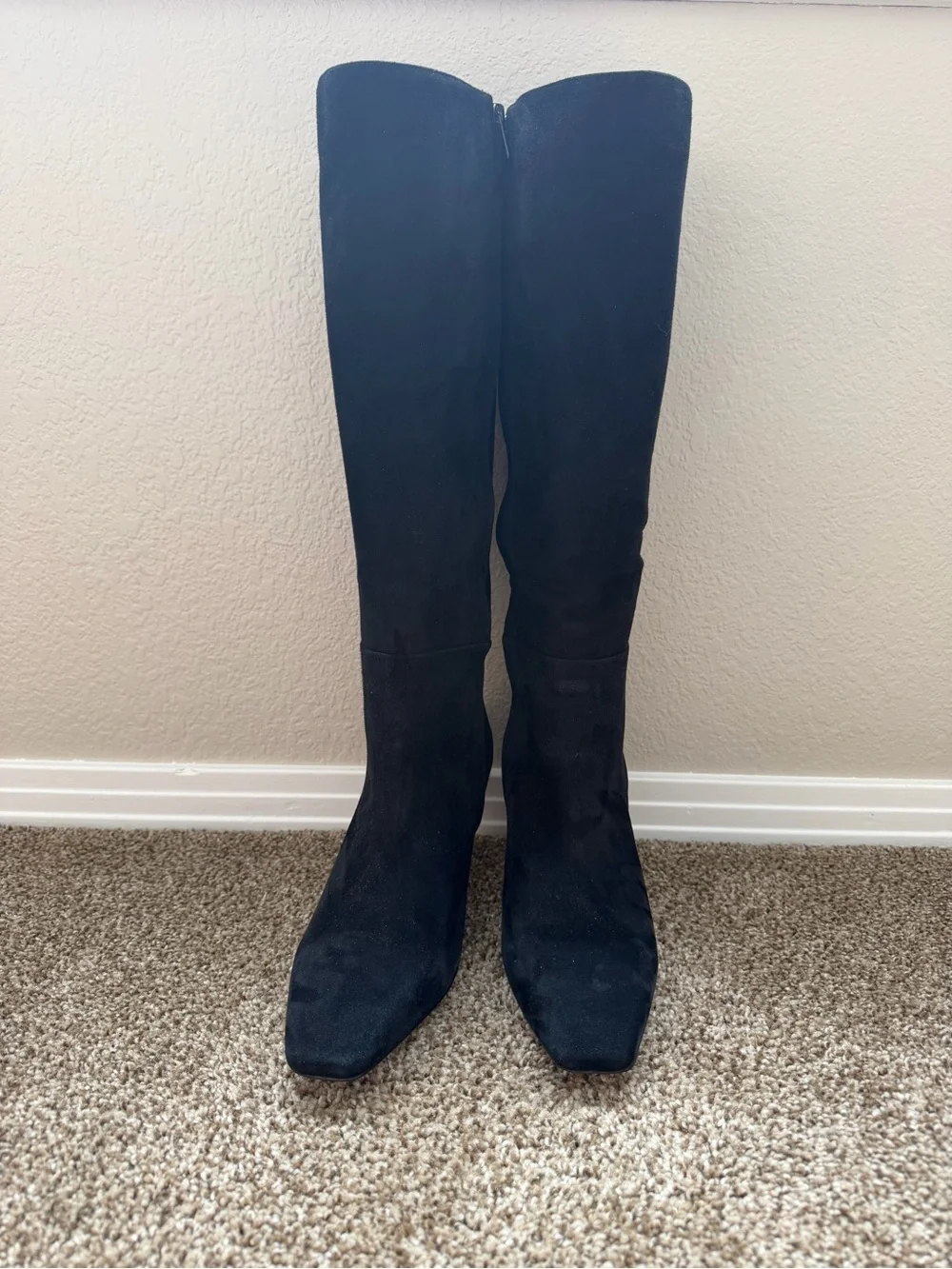 Beautiful Sam Edelman Suede square toe boots